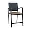 Lesro Newport Hip Chair Metal Frame, Black, RS Night Sky Back, MD Farro Seat NP1161 - alternate 1